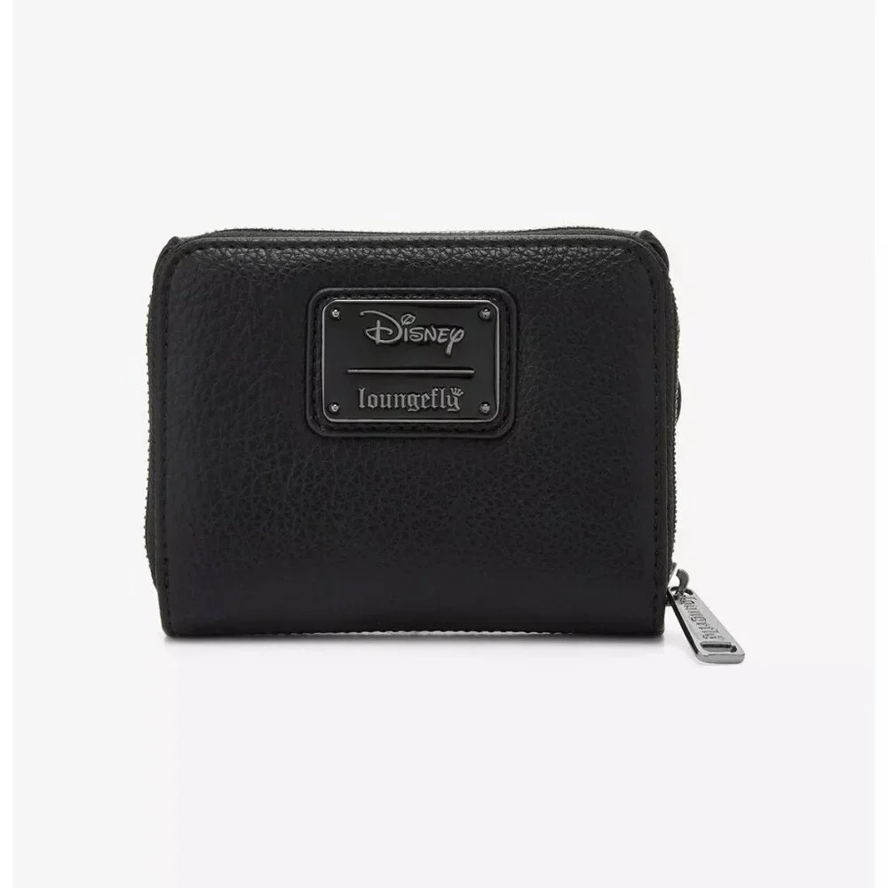 Loungefly Disney Minnie Mouse Pebble Textured Black Mini Backpack and Wallet NWT - Picture 8 of 10